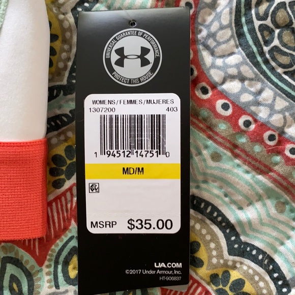 Under Armour Mint Sports Bra (M) - Picture 4 of 6